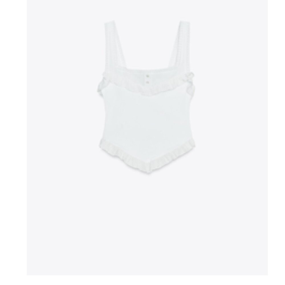 ZARA TRIM COMBINATION TOP